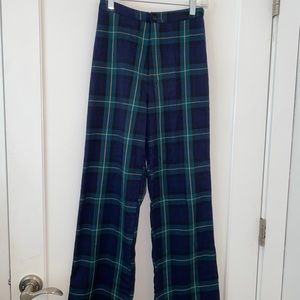 Brandy Melville plaid pants. One size